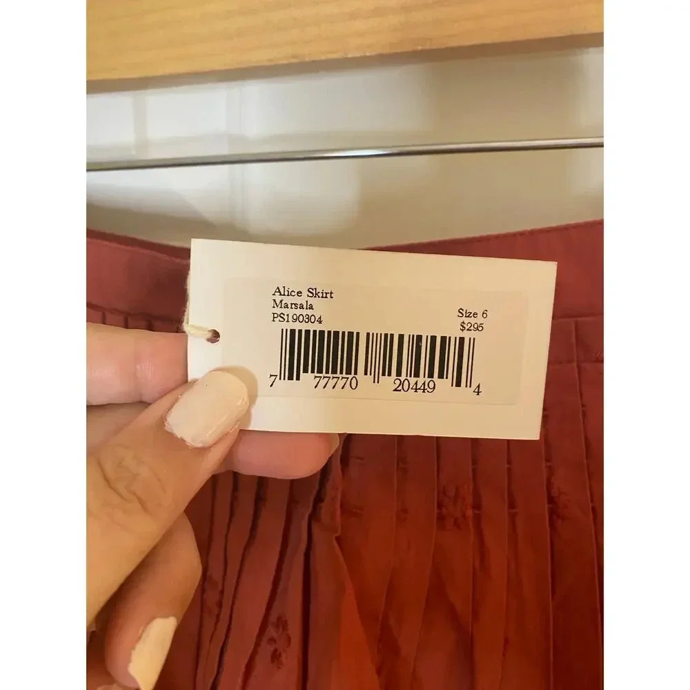 Ulla Johnson Alice Mini Skirt Size 6 - Picture 4 of 7